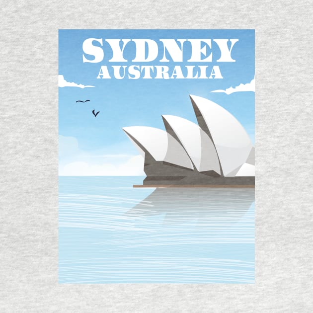 Sydney Australia travel poster by nickemporium1